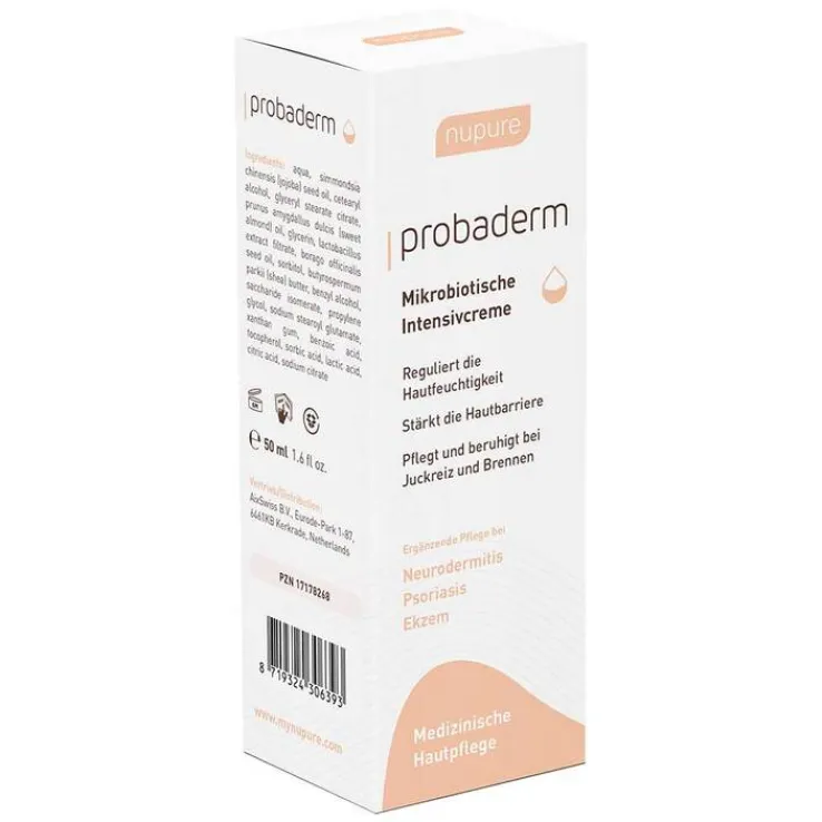 Nupure probaderm probiotische Intensivcreme, 50 ml