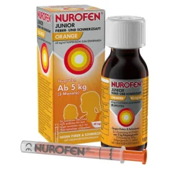 NUROFEN® Junior Fieber- und Schmerzsaft Orange 40 mg/ml, 100 ml