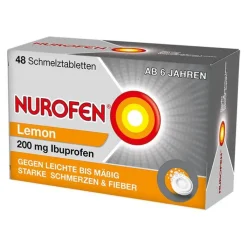 NUROFEN® Lemon 200 mg Ibuprofen Schmelztabletten, 48 St