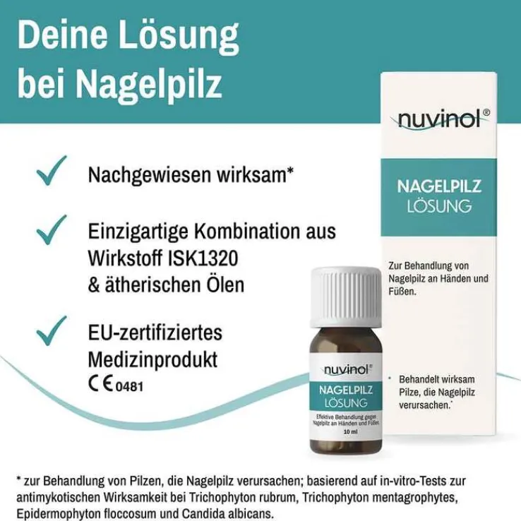 Nuvinol Nagelpilz Lösung, 10 ml
