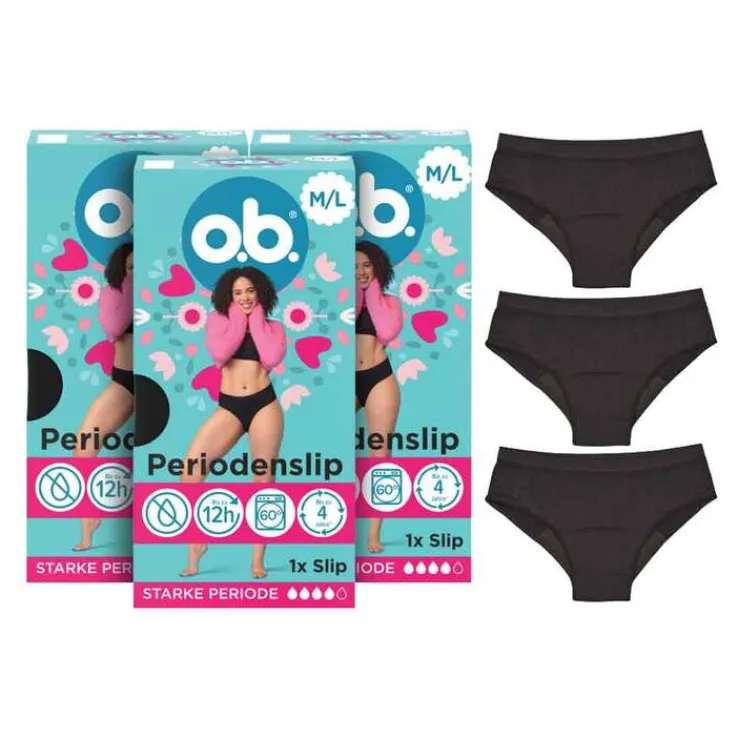 O.B. Periodenslip M / L, 3 St
