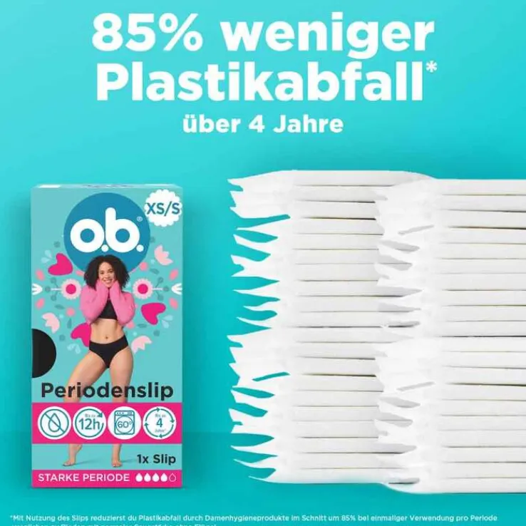 O.B. Periodenslip XS / S, 3 St