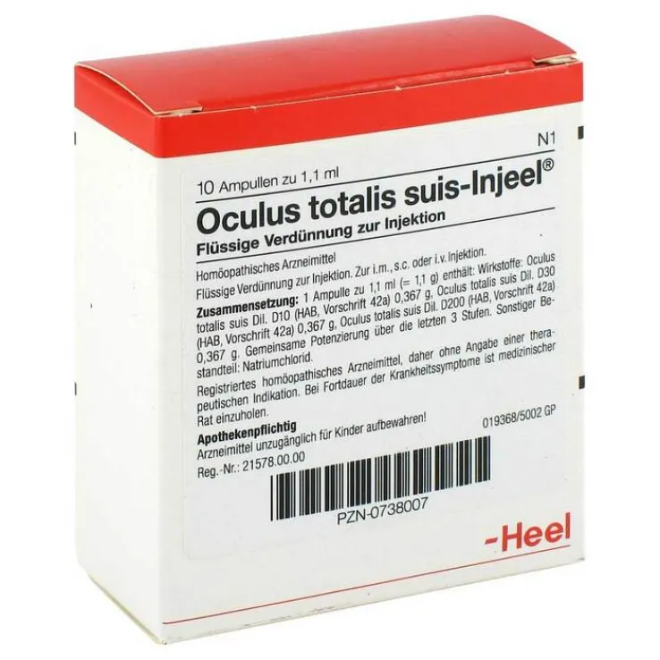 Oculus totalis suis Injeel Ampullen, 10 St