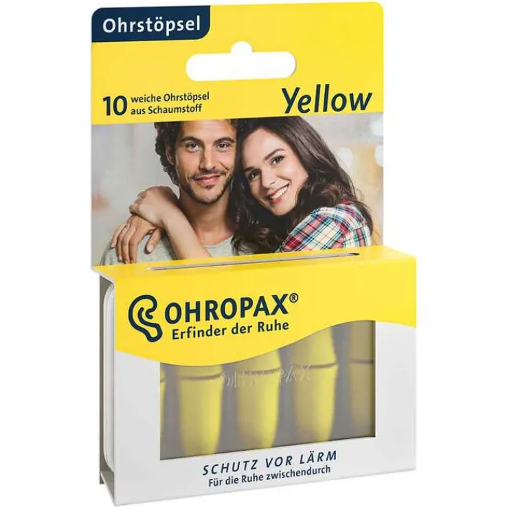 Ohropax Yellow Schaumstoff-Stöpsel, 10 St