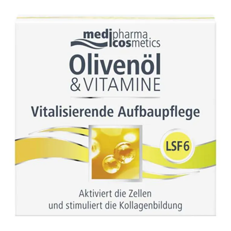 Olivenöl & Vitamine vitalisierende Aufbaupflege mit LSF 6, 50 ml
