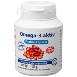 Omega-3 aktiv Fischöl Kapseln, 120 St