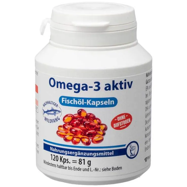 Omega-3 aktiv Fischöl Kapseln, 120 St
