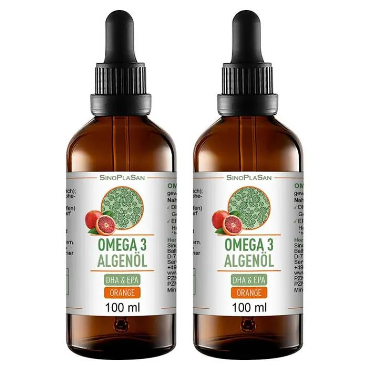 Omega-3 Algenöl DHA & EPA , 2x100 ml