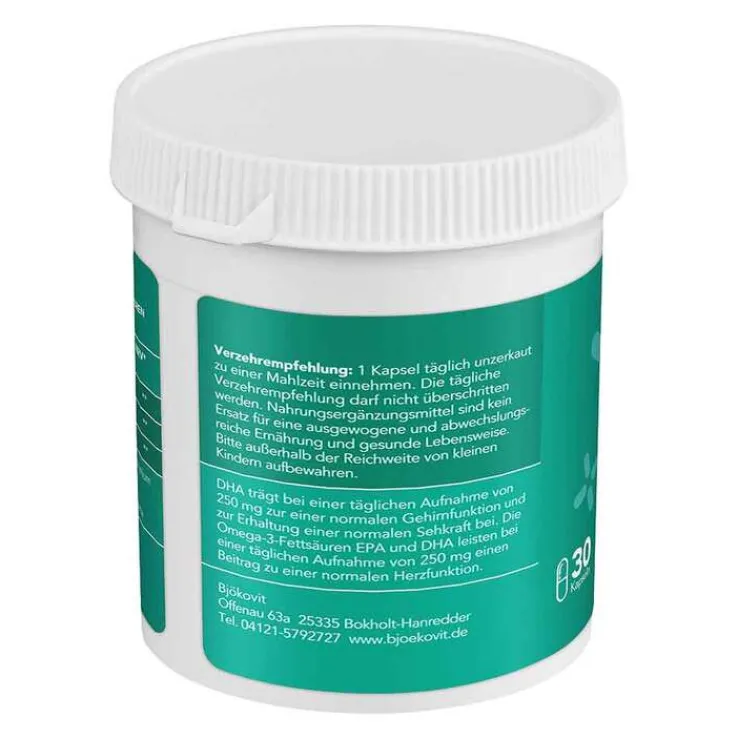 Omega-3 DHA + EPA vegan Kapseln, 30 St
