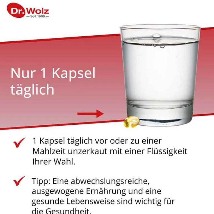 Omega 3 Fettsäuren 500 mg / 60% Kapseln, 60 St