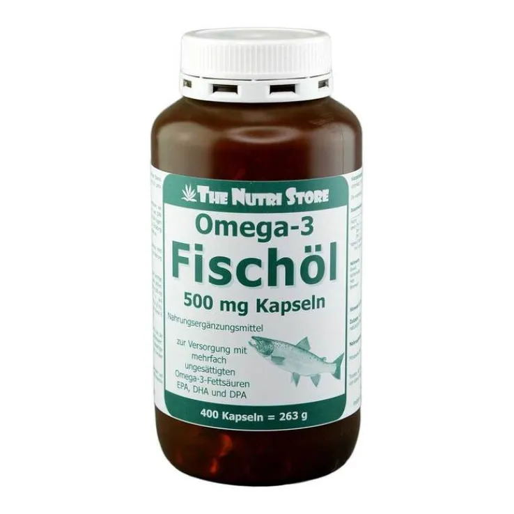 Omega 3 Fischöl Kapseln 500 mg, 400 St