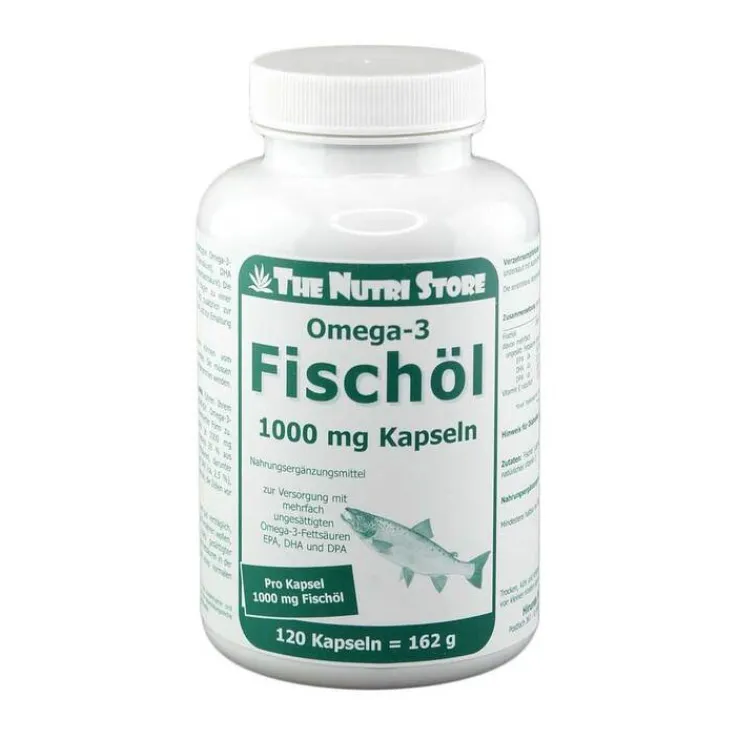 Omega 3 Fischöl 1000 mg Kapseln, 120 St