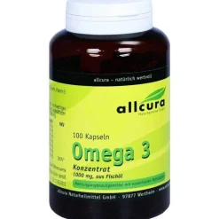 Omega 3 Konzentrat aus Fischöl 1000 mg Kapseln, 100 St
