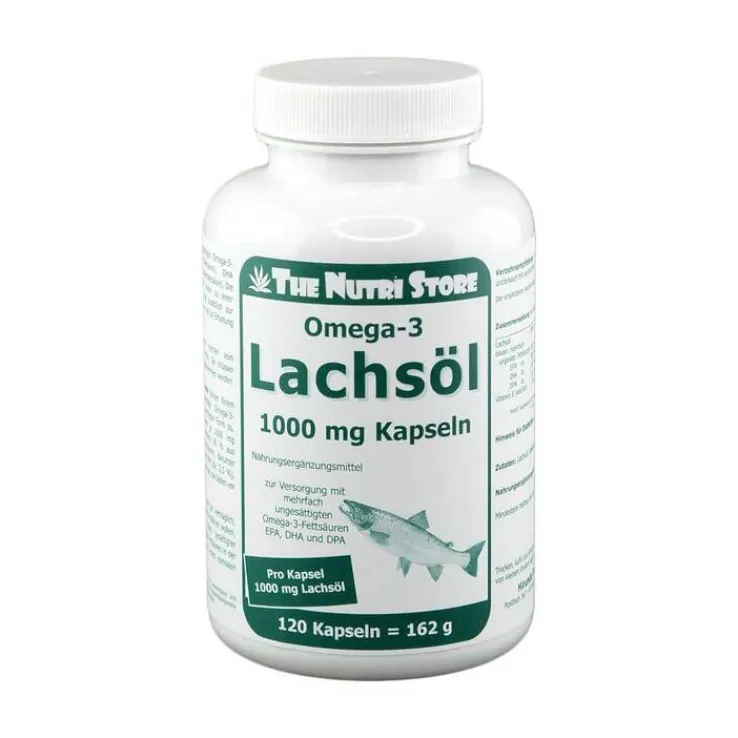 Omega 3 Lachsöl 1000 mg Kapseln, 120 St