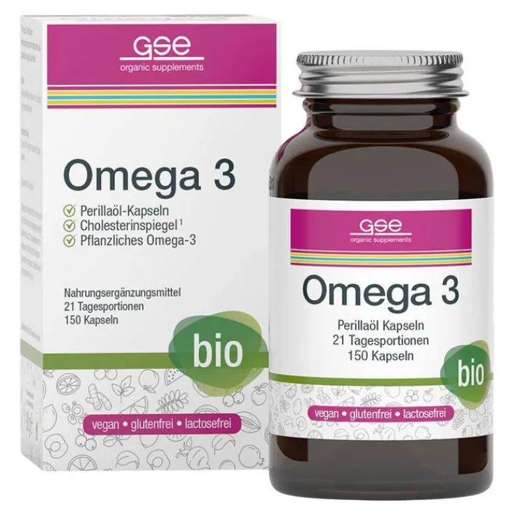 Omega 3 Perillaöl biologische Kapseln, 150 St