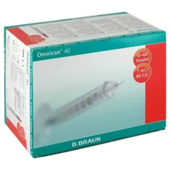 Omnican Insulinspr. 1ml U40 m. Kan. 0,3x8mm einz., 100X1 St