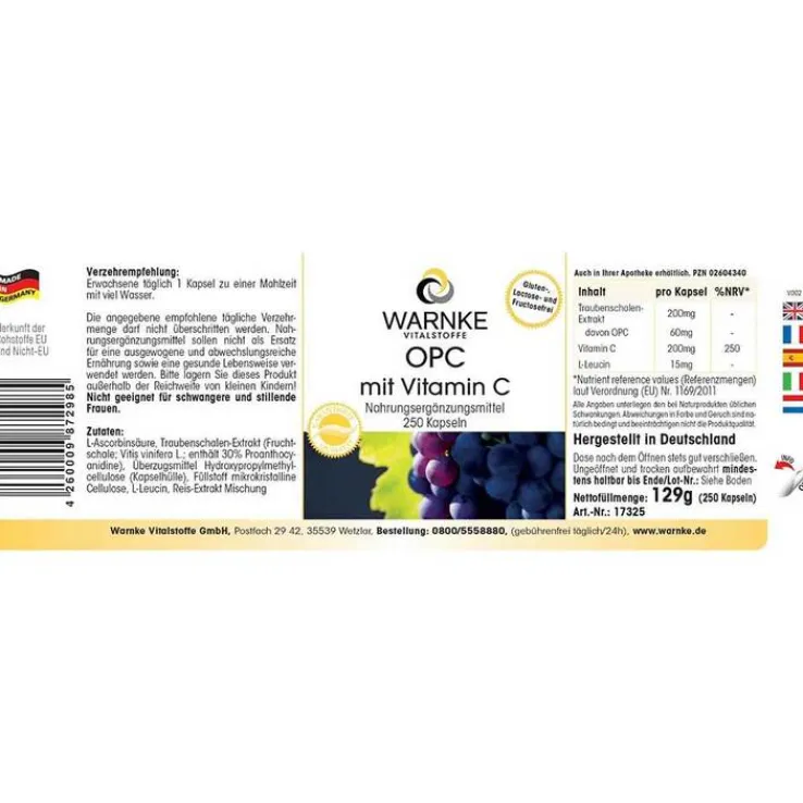 OPC 200 Bioflavonoide Kapsel, 250 St