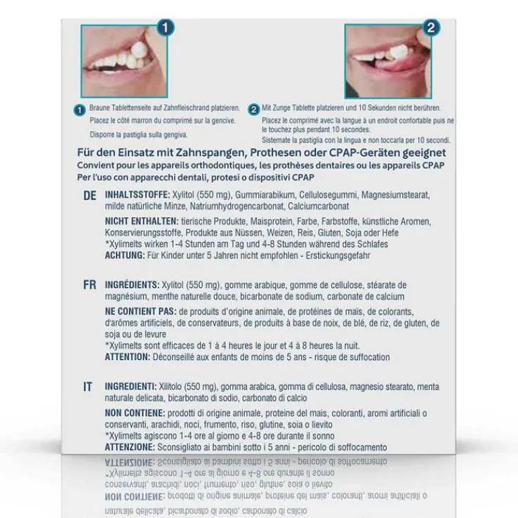 OraCoat XyliMelts® Hafttabletten Natur, 40 St