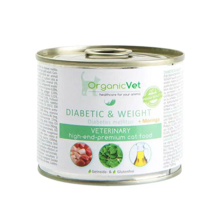 Organicvet Katze Nassnahrung diabetic & weight, 200 g