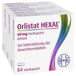 Orlistat HEXAL 60 mg Hartkapseln, 3X84 St