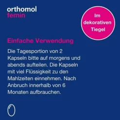 Orthomol Femin Kapseln, 180 St