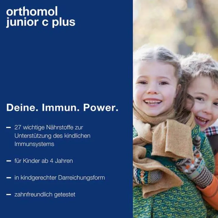 Orthomol Junior C plus Kautabletten Waldfrucht, 30 St