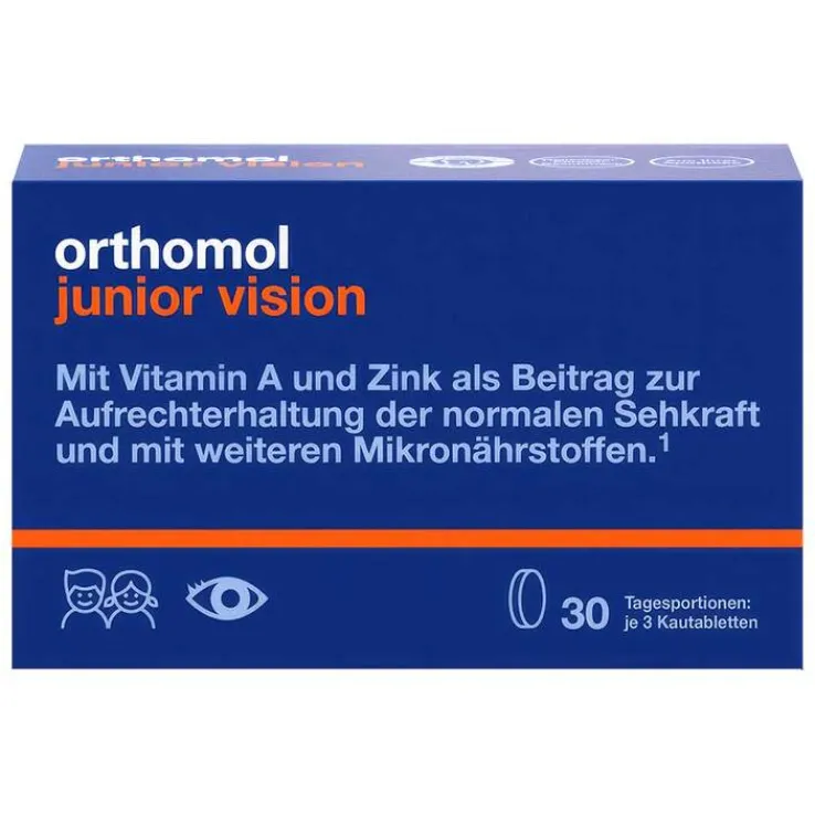 Orthomol Junior vision Kautabletten, 30 St