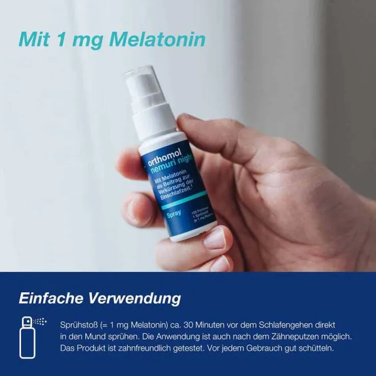Orthomol nemuri night Spray, 25 ml