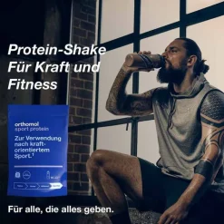 Orthomol Sport Protein Pulver Vanille, 640 g