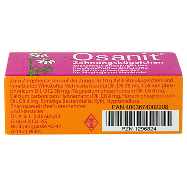 Osanit Globuli zuckerfrei, 7.5 g