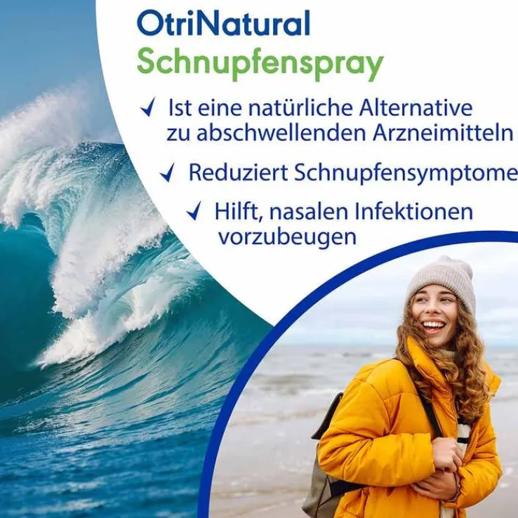 OtriNatural Schnupfenspray, hyperton, 2,3 % NaCl, 30 ml