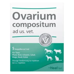 Ovarium Compositum Ampullen vet. (für Tiere), 5X5 ml