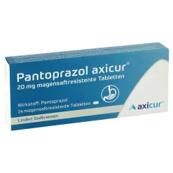 Pantoprazol axicur® 20 mg Tabletten , 14 St