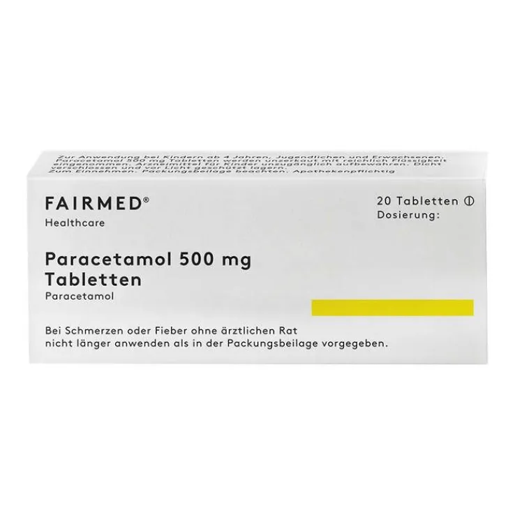 Paracetamol 500 Fair Med Tabletten, 20 St