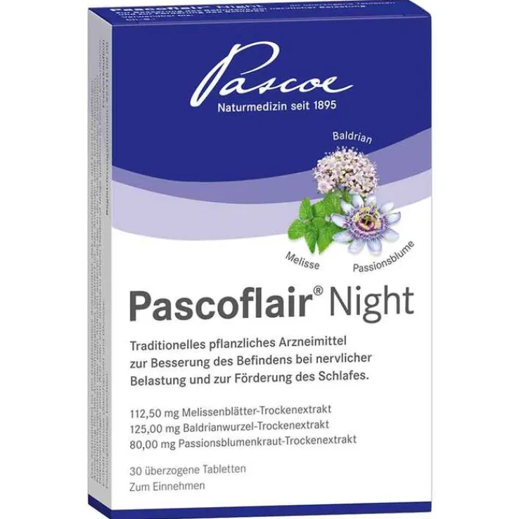 Pascoflair Night überzogene Tabletten, 30 St