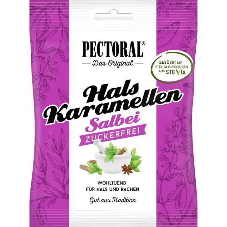 Pectoral Salbei Bonbons zuck, 60 g