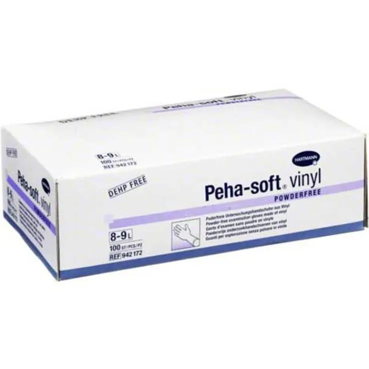 Peha Soft Vinyl Handschuhe puderfrei groß, 100 St