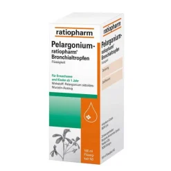 Pelargonium ratiopharm Bronchialtropfen, 100 ml