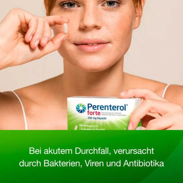 Perenterol® forte 250 mg bei akutem Durchfall & zur Vorbeugung, 10 St