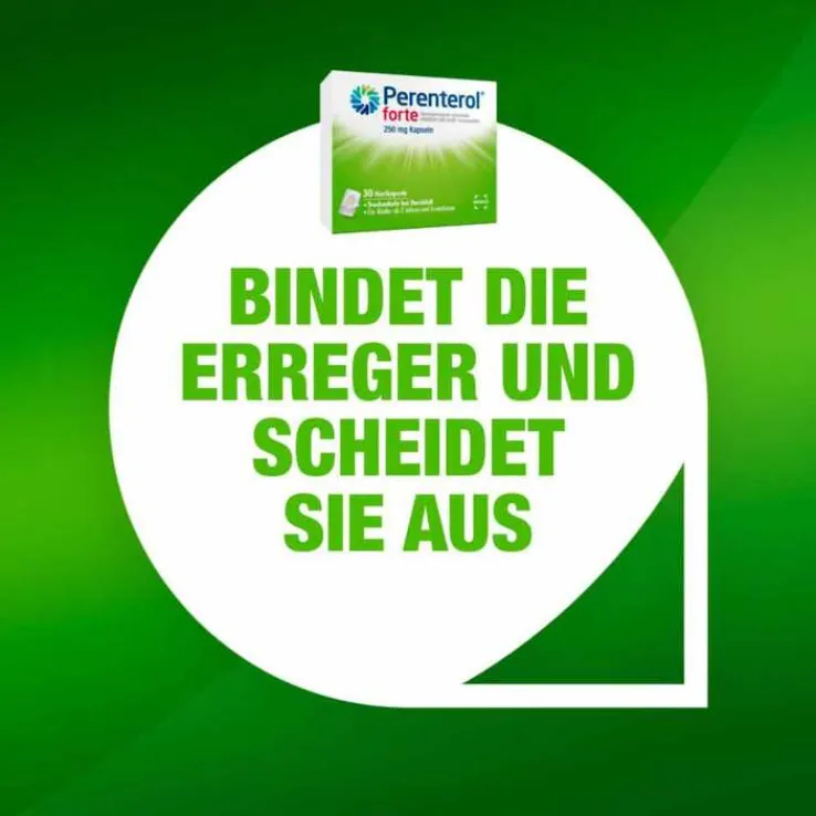 Perenterol® forte 250 mg bei akutem Durchfall & zur Vorbeugung, 30 St