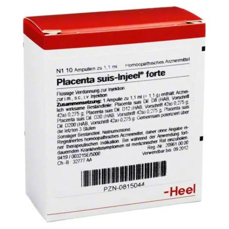 Placenta Suis Injeel forte Ampullen, 10 St