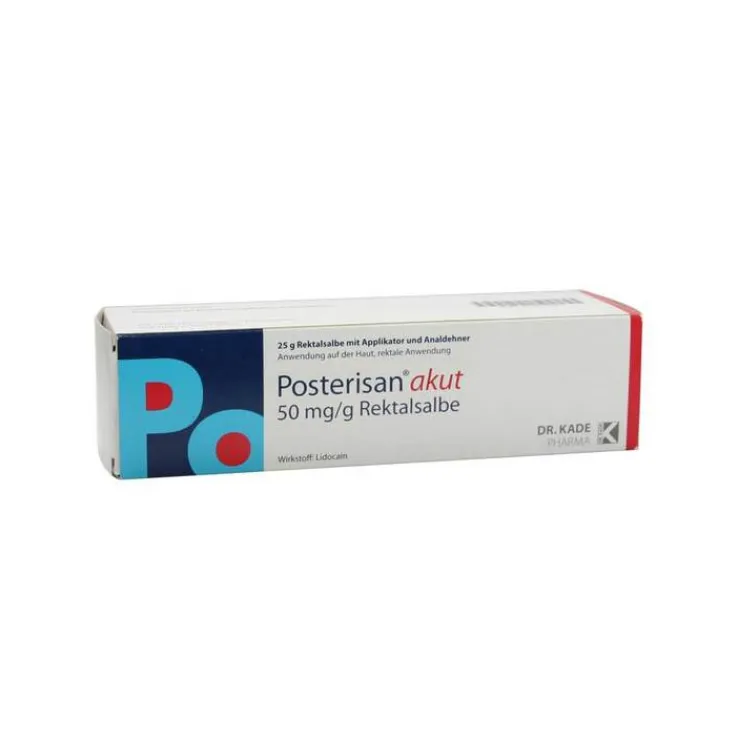 POSTERISAN® akut 50 mg/g Rektalsalbe mit Analdehner, 25 g