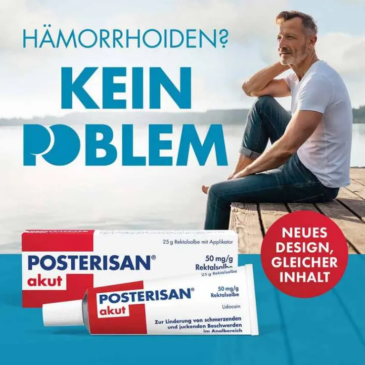 POSTERISAN akut 50 mg/g Rektalsalbe, 50 g