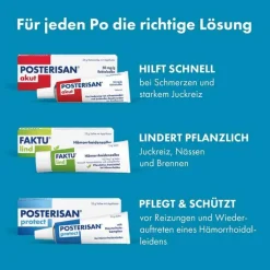 POSTERISAN akut 50 mg/g Rektalsalbe, 50 g