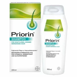 Priorin Shampoo für kraftloses, dünner werdendes Haar, 200 ml