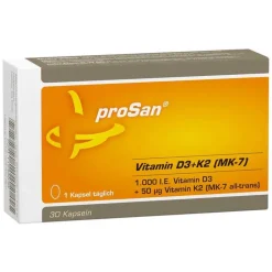 Prosan Vitamin D3 + K2 MK-7 Kapseln, 30 St