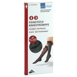 Provital 70 den Stützkniestrümpfe Größe 39 - 42 schwarz, 2 St