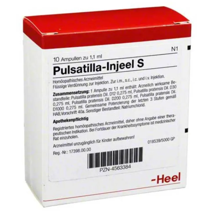 Pulsatilla Injeel S Ampullen, 10 St