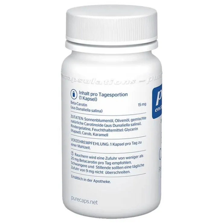 Pure Encapsulations Beta Carotin Kapseln, 30 St