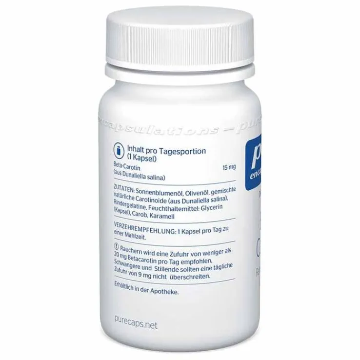 Pure Encapsulations Beta Carotin Kapseln, 90 St